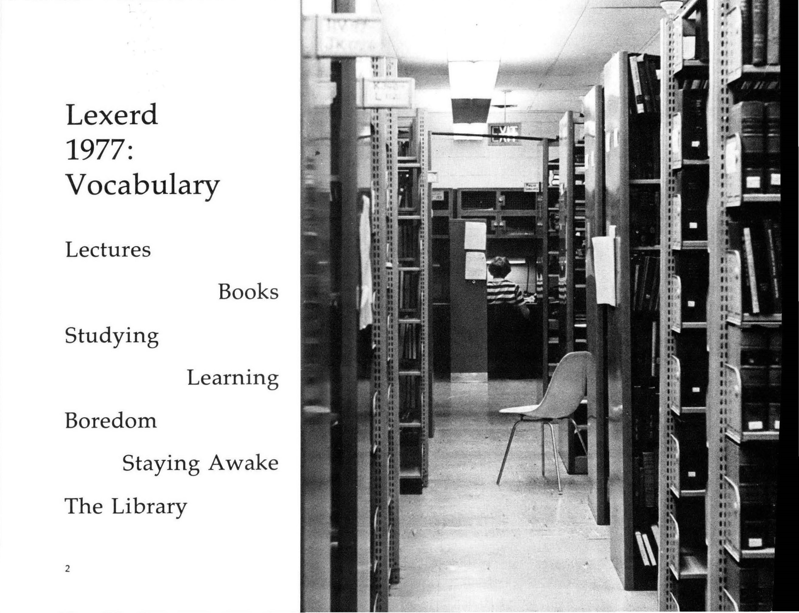 The library stacks